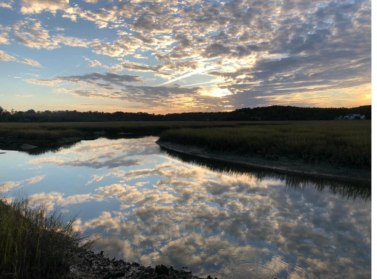 South Carolina Lowcountry marsh at sunset - Bluffton, Hilton Head Island area